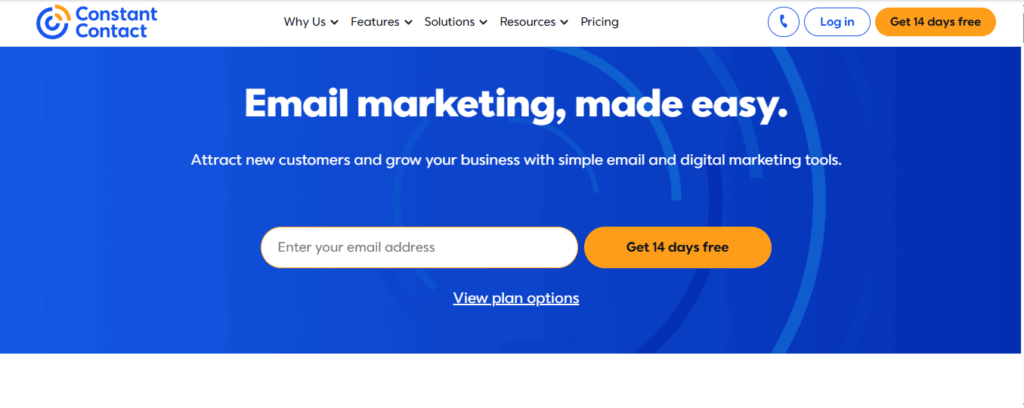 Constant Contact email builder, a trusted alternative to Mailchimp for nonprofits with donation and event integrations.