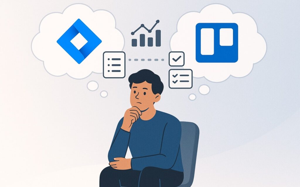 comparing which project management tool is best for their project jira or trello